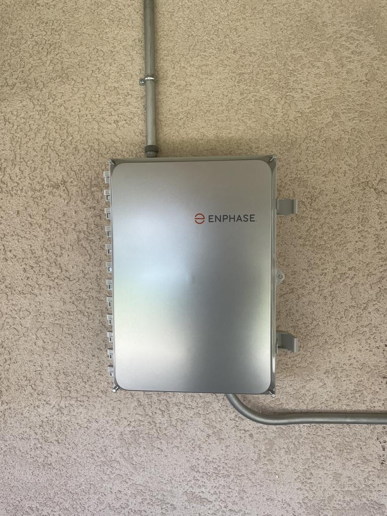 open Enphase Solar Battery Backup unit